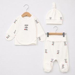 Nursery set 3 items Flamingo, color: Lactic, size: 62, sku 224-121 224-121