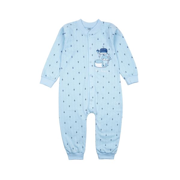 Baby overalls Flamingo, color: Light blue, size: 80, sku 427-021