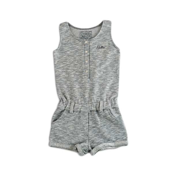 Flamingo jumpsuit for girls Gray, size: 134, sku 772-316