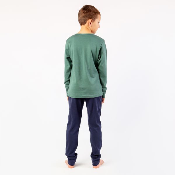 Pajamas for boys from Flamingo, color: Green, size: 164, sku 253-090