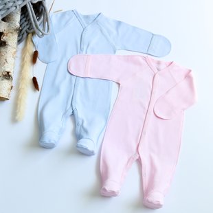 Baby overalls Flamingo, color: Light blue, size: 62, sku 669-212