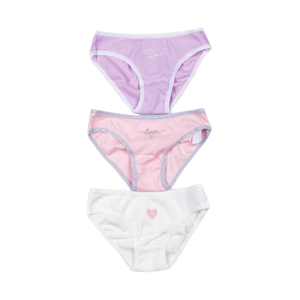 Briefs in a set of 3 pcs. Flamingo, color: Multicolored, size: 128, sku 299-1006