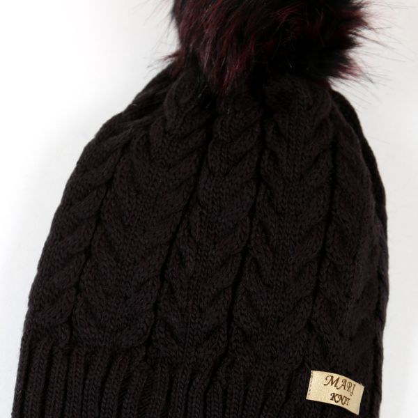 Шапка дитяча MARY-KNIT, колір: Чорний , розмір: 52-54, арт. 0852 0852