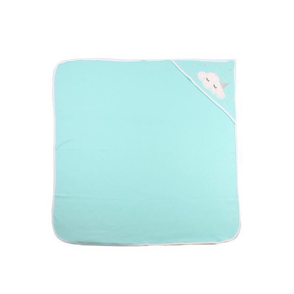 Towel diaper with a corner, color: Menthol, size: 90 X 90, sku 618-212