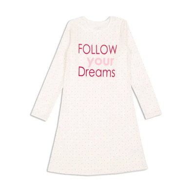 Flamingo nightgown for girls Pink, size: 104, sku 234-222-6