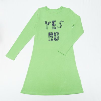 Night shirt Flaming, color: Green, size: 146, sku 234-1006К