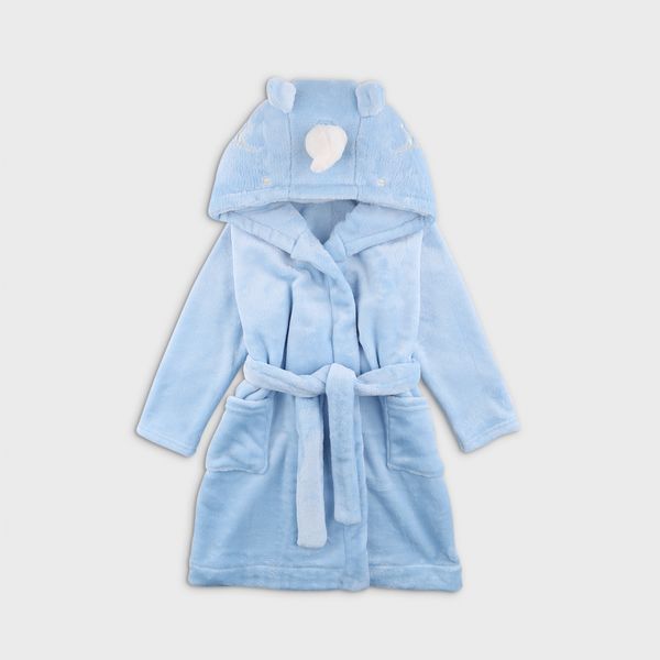 Bathrobe for children Flamingo, color: Light blue, size: 146-152, sku 789-900