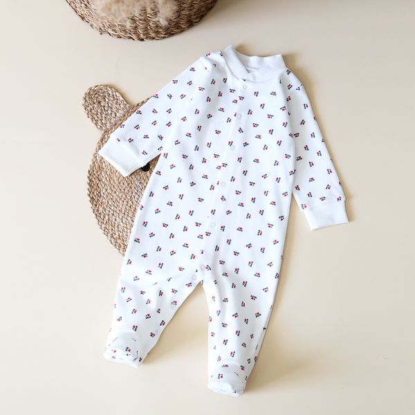 Baby overalls Flamingo, color: Lactic, size: 74, sku 647-101