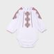 Bodysuit baby for girls Flamingo White, size: 68, art. 341-204