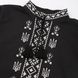 Embroidered shirt for boy Flamingo, color: Black, size: 146, sku 791-417