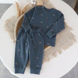 Nursery pajamas Flamingo, color: Blue, size: 86, sku 613-101 613-101