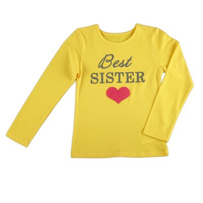 Blouse for girls Flamingo, color: Yellow, size: 92, sku 865-416