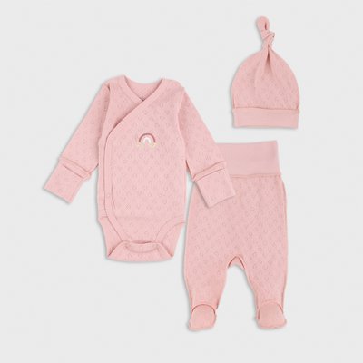 Nursery set Flamingo 3 items, color: Powder, size: 56, sku 433-098