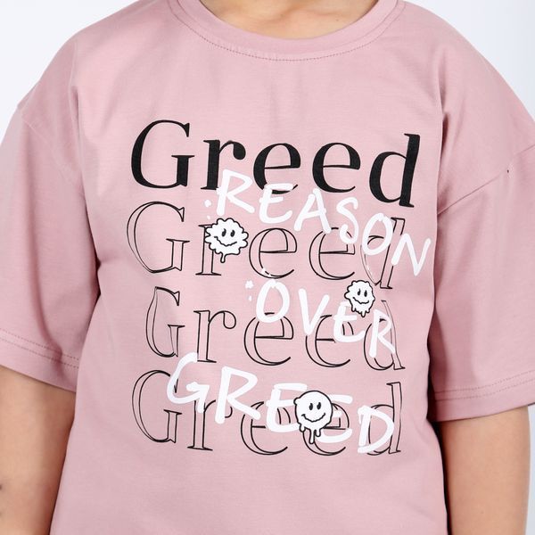 Children's T-shirt Flamingo, color: Powder, size: 164, sku 1005-417 1005-417