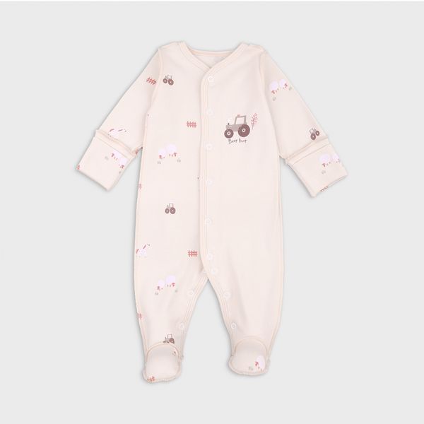 Baby overalls Flamingo, color: Beige, size: 56, sku 365-083