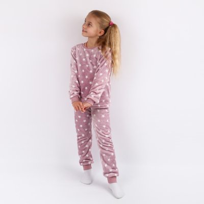 Комплект махровый для девочек Фламинго Пудровый, размер: 122, арт. 855-910 855-910 фото