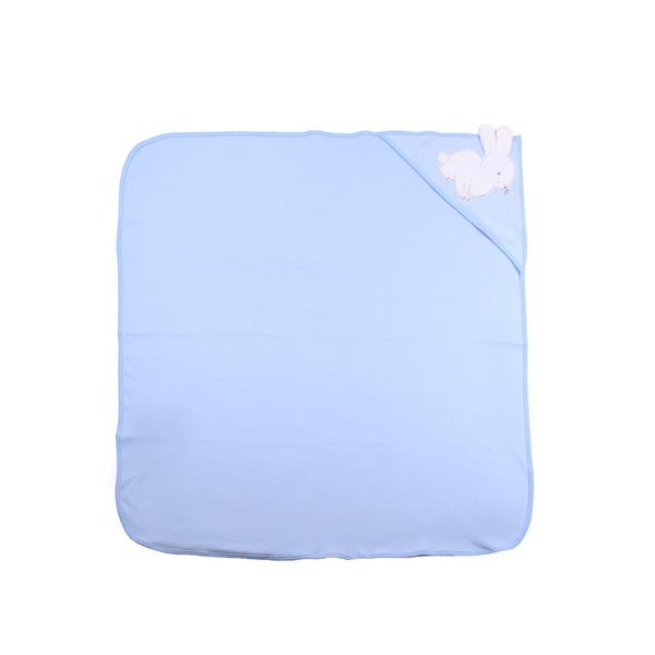 Towel diaper with a corner, color: Light blue, size: 90 Х 85, sku 618-212