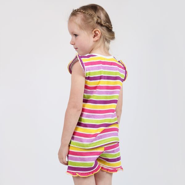 Flamingo print pajamas for girls, color: Multicolored, size: 98, sku 294-117 294-117