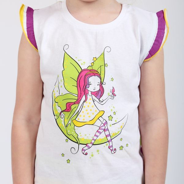 Flamingo print pajamas for girls, color: Multicolored, size: 98, sku 294-117 294-117