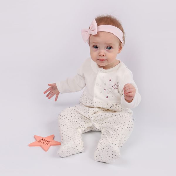Комбинезон детский Фламинго Молочный, размер: 68, арт. 379-513 379-513 фото