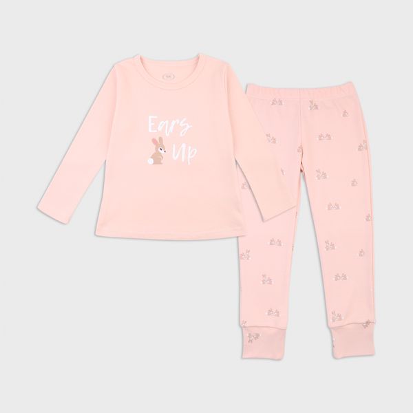 Пижама для девочек Фламинго, цвет: Пудровый , размер: 98, арт. 245-086 245-086 фото
