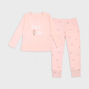 Girls pajamas Flamingo, color: Powder, size: 104, sku 245-086