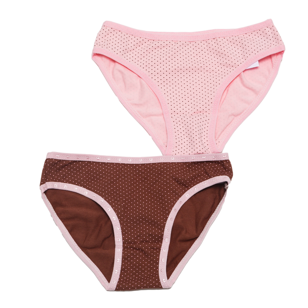 Briefs in a set of 2 pcs. Flamingo, color: Multicolored, size: 140, sku 325-416