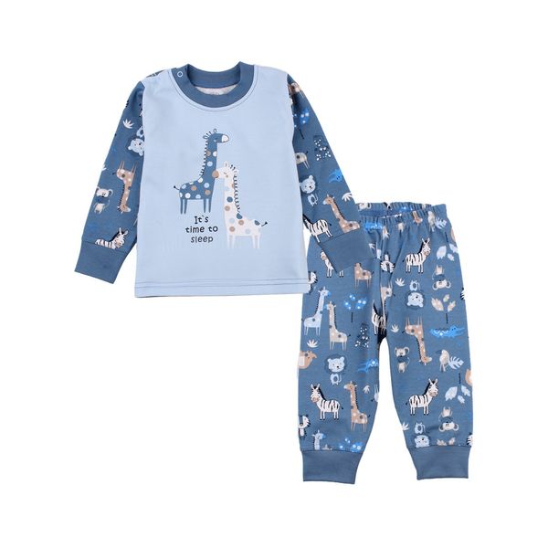 Nursery pajamas Flamingo Light blue, size: 86, sku 613-222