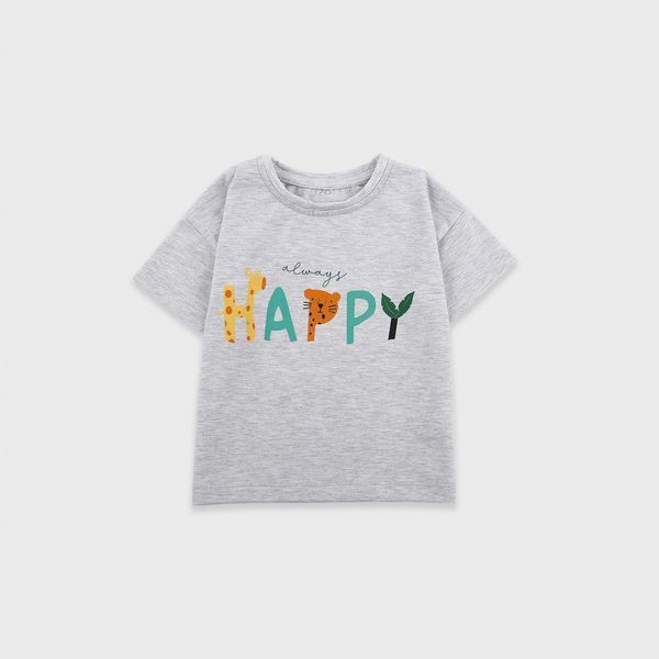 Children's T-shirt Flamingo Melange, size: 74, sku 457-417 457-417