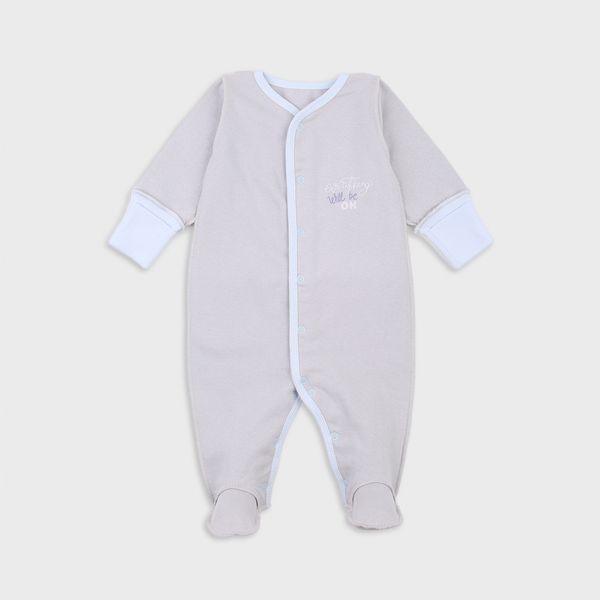 Baby overalls Flamingo, color: light gray, size: 56, sku 365-312