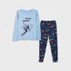 Pajamas for boys Flamingo, color: Light blue, size: 134, sku 249-086