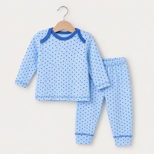 Nursery pajamas Flamingo, color: Голубой, size: 74, sku 323-1007А 323-1007А