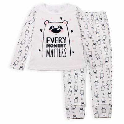 Pajamas for girls Flamingo White, size: 110, sku 245-222