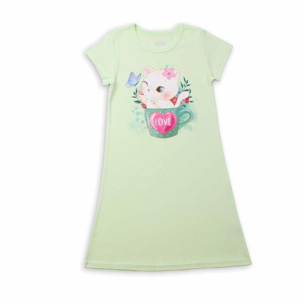 Night shirt for girls Flamingo Lettuce, size: 140, sku 321-1006К