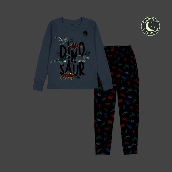 Pajamas for the boy Flamingo, color: Light blue, size: 128, sku 249-042
