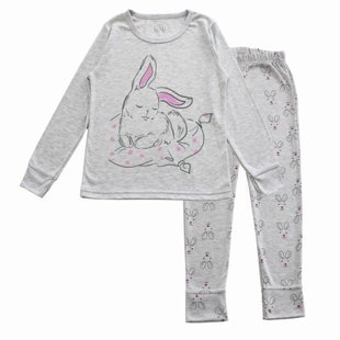 Girls pajamas Flamingo, color: Melange, size: 134, sku 247-232