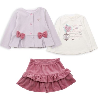 Комплект для дівчаток Фламінго, колір: Рожевий, розмір: 80, арт. 116-512А 116-512А фото