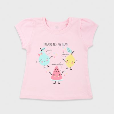 T-shirt for girls for Flamingo Pink, size: 80, sku 103-416