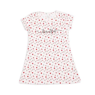 Сорочка нічна для дівчаток Фламінго, колір: Білий , розмір: 98, арт. 321-1007 321-1007 фото