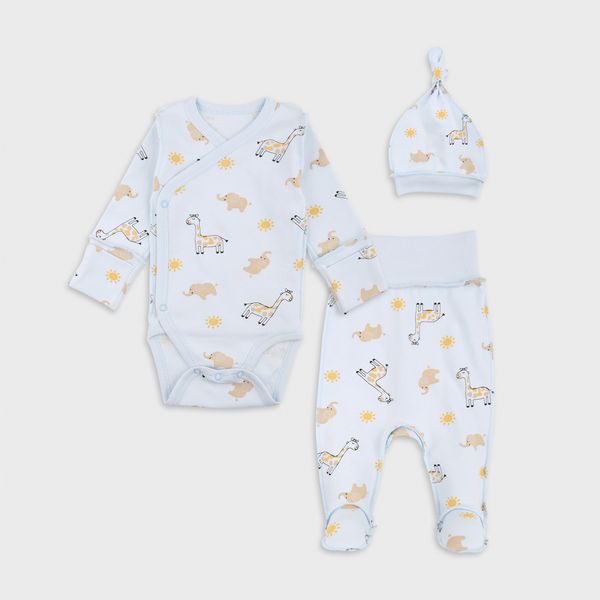 Nursery set Flamingo, color: Light blue, size: 56, sku 433-221