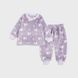 Fleece set for girls Flamingo, color: Lilac, size: 80, sku 347-910