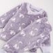 Fleece set for girls Flamingo, color: Lilac, size: 80, sku 347-910