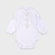 Bodysuit baby for girls Flamingo White, size: 68, art. 341-204