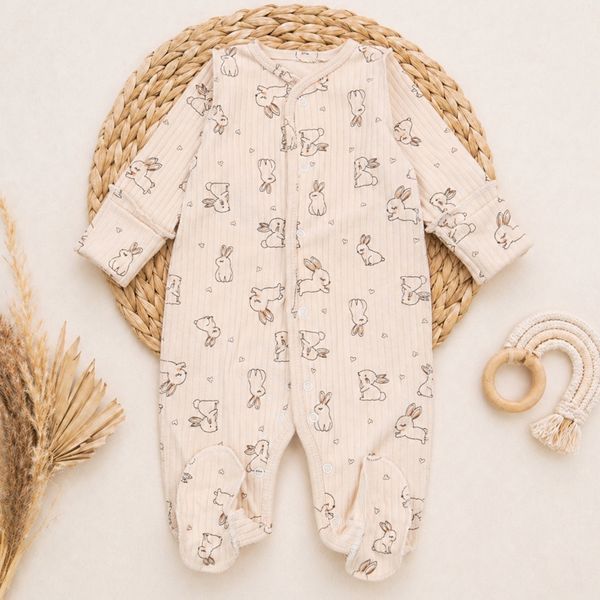Nursery jumpsuit Flamingo, color: Beige, size: 56, sku 365-118 365-118