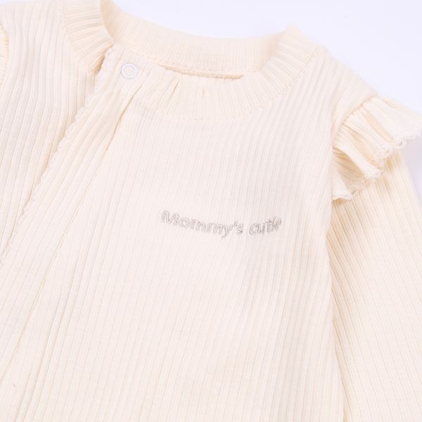 Flamingo jumpsuit for girls, color: Lactic, size: 86, sku 140-133 140-133