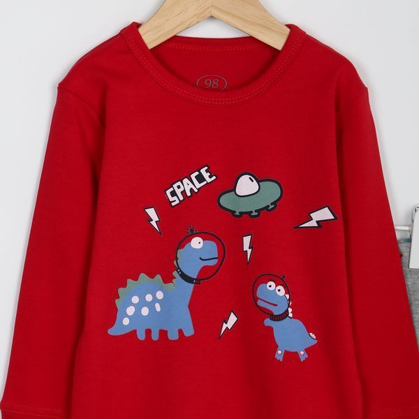 Pajamas for boys from Flamingo, color: Red, size: 98, sku 256-126 256-126