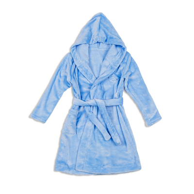 Children's bathrobe Flamingo, color: Light blue, size: 122, sku 883-900
