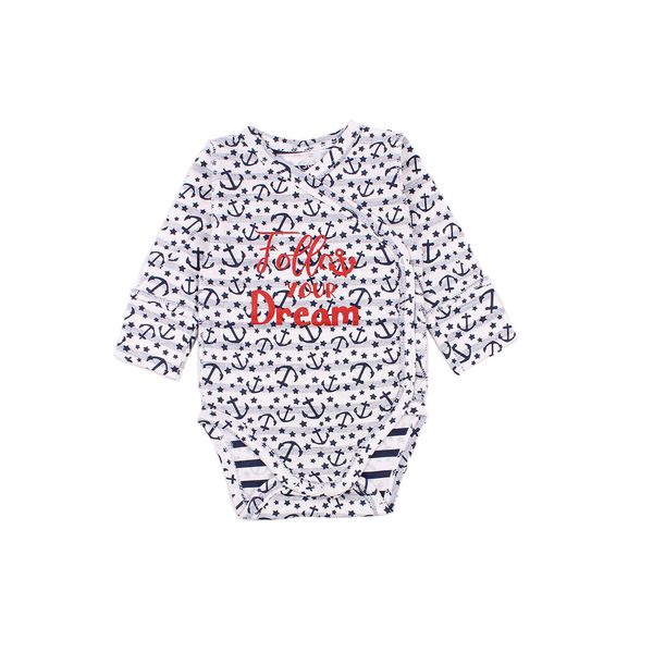 Bodysuit baby Flamingo White, size: 56, art. 146-117-9