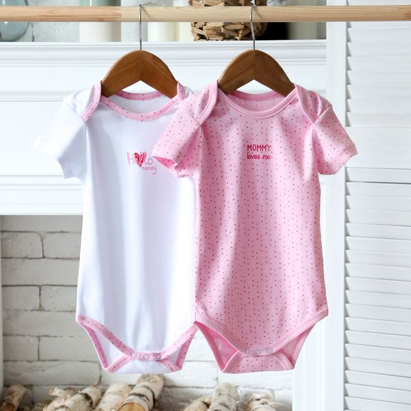 Bodysuit for newborns Flamingo, color: White, size: 86, sku 388-1007