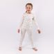 Пижама с принтом для девочек Фламинго Молочный, размер: 122, арт. 247-051 247-051 фото 1